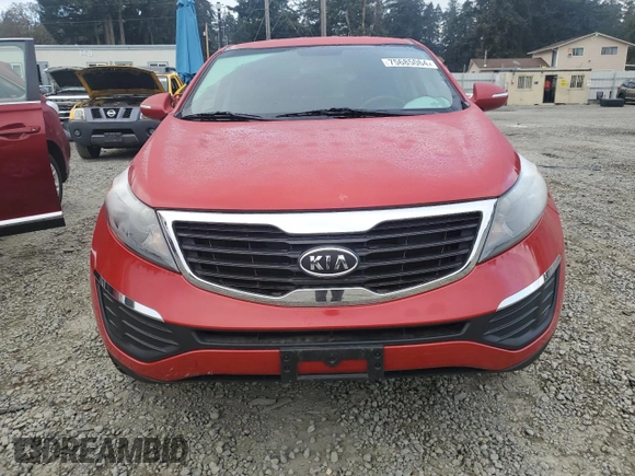 2012 Kia Sportage LX with VIN KNDPBCA24C7229772, listed as a Copart auction lot 75685064 with 174,250 mi miles and Salvage Title. Bid and sale history available at DreamBid. Image 5.