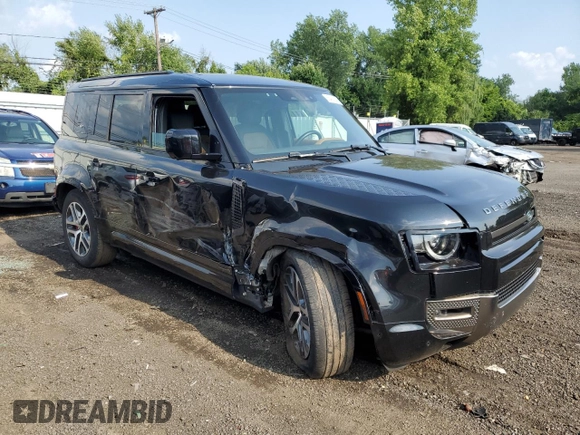 2021 Land Rover Defender с VIN SALEX7RU7M2038165, выставлен на аукционе Copart как лот 65422644 с пробегом 24 207 миль миль и Списание • Salvage title. История ставок и продаж доступна на DreamBid. Изображение 4.