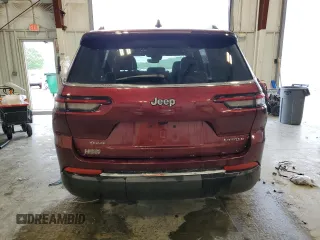 2023 Jeep Grand Cherokee Limited with VIN 1C4RJKBG7P8865294, listed as a Copart auction lot 57562135 with 35,612 mi miles and Salvage title. Bid and sale history available at DreamBid. Image 6.