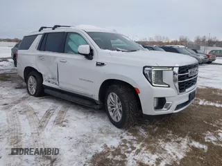2022 GMC Yukon SLT with VIN 1GKS2BKD7NR137250, listed as a IAAI auction lot 41254455 with 38,213 mi miles. Bid and sale history available at carsss.com. Image 1.