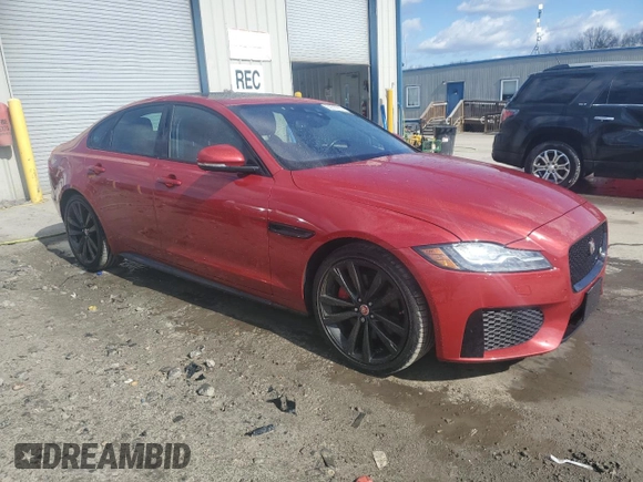 2016 Jaguar XF S with VIN SAJBM4BV6GCY16976, listed as a Copart auction lot 50699955 with 80,804 mi miles and Salvage Title. Bid and sale history available at carsss.com. Image 4.