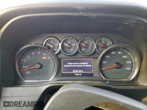 2019 Chevrolet Silverado 1500 RST with VIN 3GCUYEEDXKG166804, listed as a Copart auction lot 57312135 with 49,624 mi miles and Salvage Title. Bid and sale history available at DreamBid. Image 9.