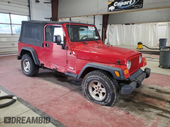 2004 Jeep Wrangler Sport with VIN 1J4FA49S54P758930, listed as a Copart auction lot 53949665 with 190,457 mi miles and Clean title. Bid and sale history available at DreamBid. Image 4.