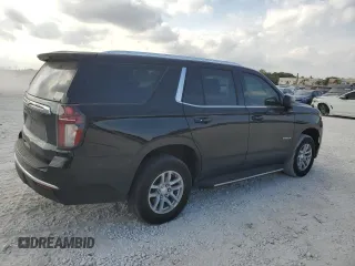 2021 Chevrolet Tahoe LS with VIN 1GNSCMKD4MR299752, listed as a Copart auction lot 50038445 with 69,349 mi miles and Salvage title. Bid and sale history available at DreamBid. Image 3.