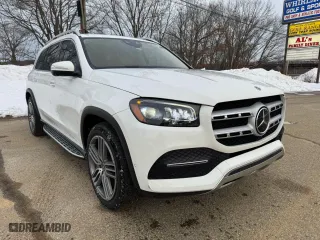 2022 Mercedes-Benz GLS with VIN 4JGFF5KE4NA674308, listed as a Copart auction lot 45237825 with 161,479 mi miles and Clean Title. Bid and sale history available at carsss.com. Image 1.