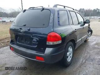 2005 Hyundai Santa Fe GLS with VIN KM8SC73D45U943575, listed as a IAAI auction lot 41676922 with 265,333 mi miles. Bid and sale history available at carsss.com. Image 4.