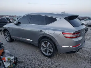 2023 Genesis GV80 with VIN KMUHCESC2PU107680, listed as a Copart auction lot 86372724 with 58,678 mi miles and Salvage Title. Bid and sale history available at carsss.com. Image 2.