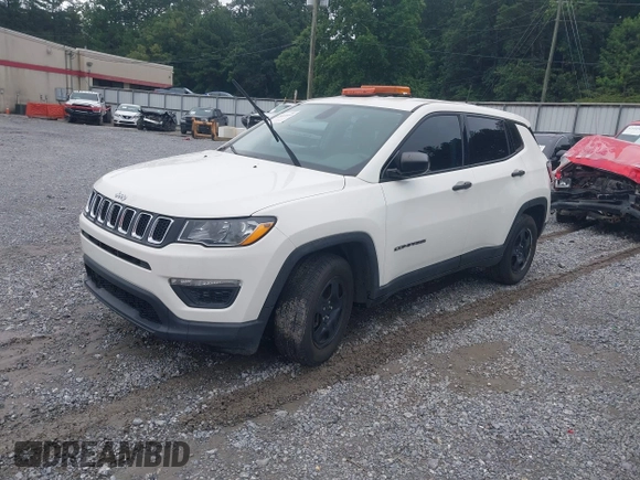 2019 Jeep Compass Sport z VIN 3C4NJCAB7KT646551, wystawiony jako IAAI lot #42603669 z przebiegiem 73 110 mil mil oraz . Historia ofert i sprzedaży dostępna na DreamBid. Obrazek 17.