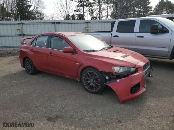 2008 Mitsubishi Lancer Evolution MR with VIN JA3AW56V08U051214, listed as a Copart auction lot 47769365 with 74,785 mi miles and Clean Title. Bid and sale history available at carsss.com. Image 4.
