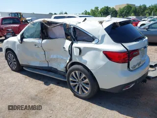 2015 Acura MDX Technology with VIN 5FRYD4H4XFB032761, listed as a IAAI auction lot 42511966 with 98,470 mi miles and . Bid and sale history available at DreamBid. Image 3.