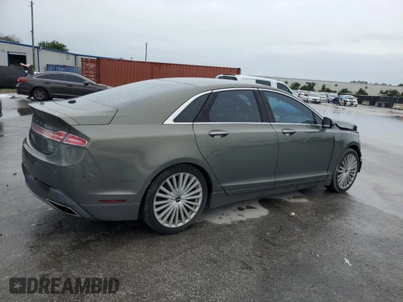 2017 Lincoln MKZ Hybrid Reserve with VIN 3LN6L5MU4HR602533, listed as a Copart auction lot 58864905 with 122,363 mi miles and Salvage title. Bid and sale history available at DreamBid. Image 3.
