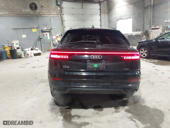2019 Audi Q8 Premium Plus with VIN WA1EVAF18KD037817, listed as a IAAI auction lot 41922109 with 54,602 mi miles. Bid and sale history available at carsss.com. Image 16.