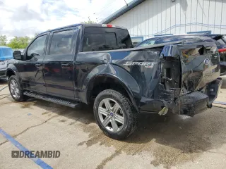 2018 Ford F-150 XL with VIN 1FTEW1E53JFC68277, listed as a Copart auction lot 58580385 with 47,373 mi miles and Salvage title. Bid and sale history available at DreamBid. Image 2.