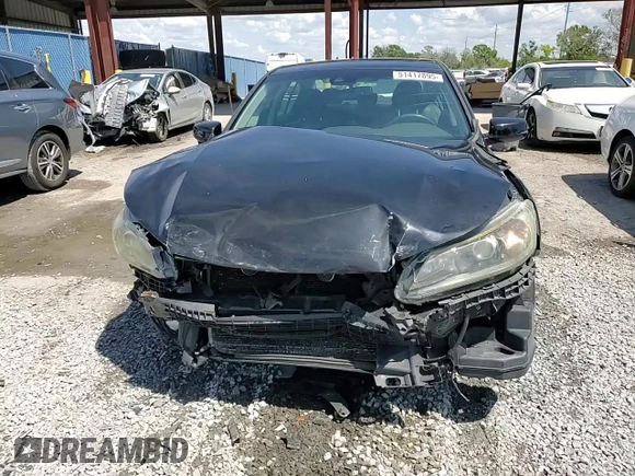 2014 Honda Accord Sedan EX-L with VIN 1HGCR2F84EA002493, listed as a Copart auction lot 51417895 with 117,636 mi miles and Salvage Title. Bid and sale history available at carsss.com. Image 14.