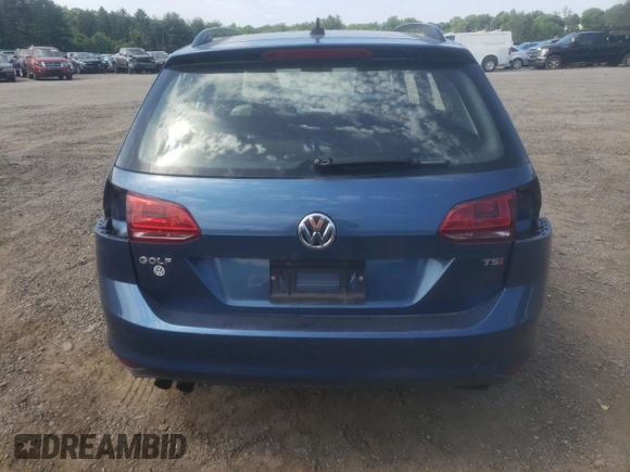 2016 Volkswagen Golf SportWagen TSI S with VIN 3VWC17AU9GM519640, listed as a Copart auction lot 58896704 with 77,463 mi miles and Salvage Title. Bid and sale history available at carsss.com. Image 6.