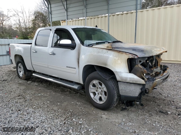 2011 GMC Sierra 1500 SLE with VIN 3GTP1VE02BG304558, listed as a Copart auction lot 49127055 with 0 mi miles and Salvage Title. Bid and sale history available at carsss.com. Image 4.