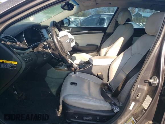 2015 Kia Cadenza Premium with VIN KNALN4D79F5183310, listed as a Copart auction lot 74126624 with 118,484 mi miles and Salvage Title. Bid and sale history available at carsss.com. Image 7.
