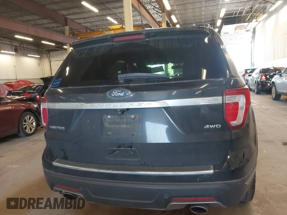 2018 Ford Explorer Limited with VIN 1FM5K8F89JGB33176, listed as a IAAI auction lot 42153282 with 118,076 mi miles and . Bid and sale history available at DreamBid. Image 16.