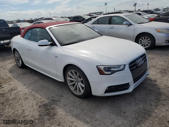 2016 Audi A5 Premium Plus with VIN WAUM2AFH7GN012249, listed as a Copart auction lot 75988374 with 33,003 mi miles and Non Repairable. Bid and sale history available at carsss.com. Image 4.