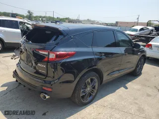 2024 Acura RDX w/A-Spec Package with VIN 5J8TC2H64RL007068, listed as a Copart auction lot 58943164 with 5,684 mi miles and Salvage Title. Bid and sale history available at carsss.com. Image 3.
