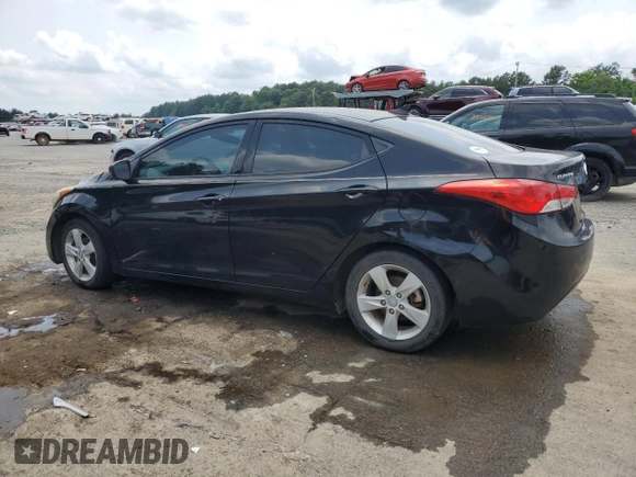 2013 Hyundai Elantra GLS with VIN KMHDH4AE5DU753769, listed as a Copart auction lot 58763055 with 108,331 mi miles and Salvage title. Bid and sale history available at DreamBid. Image 2.