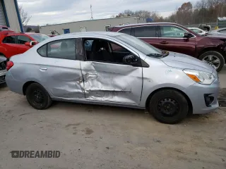 2019 Mitsubishi Mirage ES z VIN ML32F3FJ1KHF08027, wystawiony jako Copart lot #41439105 z przebiegiem 86 795 mil mil oraz Szkoda całkowita • Salvage title. Historia ofert i sprzedaży dostępna na DreamBid. Obrazek 4.