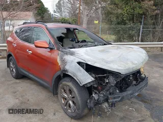 2014 Hyundai Santa Fe Sport with VIN 5XYZU3LB7EG175356, listed as a IAAI auction lot 41790664 with 1 mi miles. Bid and sale history available at carsss.com. Image 1.