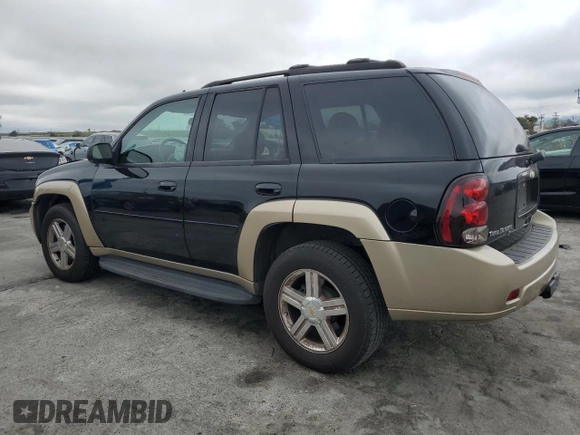 2007 Chevrolet TrailBlazer LT with VIN 1GNES13MX72150563, listed as a Copart auction lot 51182455 with 166,333 mi miles and Salvage Title. Bid and sale history available at carsss.com. Image 2.