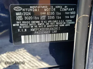 2024 Genesis G90 e-SC with VIN KMTFC4SD3RU042811, listed as a Copart auction lot 76003614 with Not Provided miles and Salvage Title. Bid and sale history available at DreamBid. Image 13.
