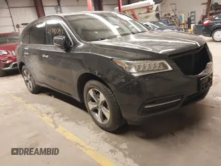 2016 Acura MDX with VIN 5FRYD4H21GB035516, listed as a IAAI auction lot 41242293 with 122,606 mi miles. Bid and sale history available at carsss.com. Image 1.
