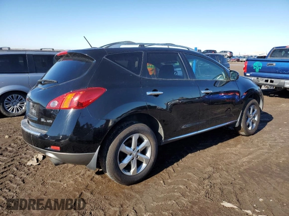 2010 Nissan Murano SL with VIN JN8AZ1MW3AW138410, listed as a Copart auction lot 38888614 with 125,483 mi miles and Salvage Title. Bid and sale history available at carsss.com. Image 3.