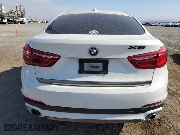 2015 BMW X6 sDrive35i with VIN 5UXKU0C5XF0F92120, listed as a Copart auction lot 58244044 with 157,311 mi miles and Salvage Title. Bid and sale history available at carsss.com. Image 6.