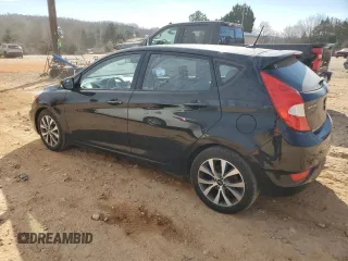 2015 Hyundai Accent Sport with VIN KMHCU5AE9FU233087, listed as a Copart auction lot 43356795 with 107,140 mi miles and Clean Title. Bid and sale history available at carsss.com. Image 2.