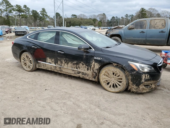 2017 Buick LaCrosse Premium with VIN 1G4ZS5SS0HU163678, listed as a Copart auction lot 46824565 with 77,701 mi miles and Salvage Title. Bid and sale history available at carsss.com. Image 4.