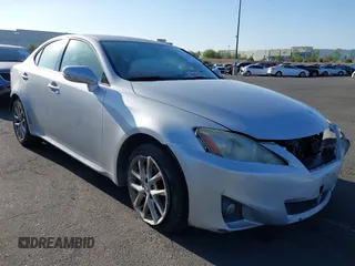 2011 Lexus IS 250 with VIN JTHBF5C27B5156476, listed as a IAAI auction lot 42282337 with 173,288 mi miles and . Bid and sale history available at DreamBid. Image 1.