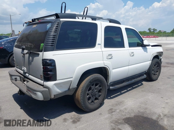 2006 Chevrolet Tahoe LT z VIN 1GNEC13Z36R169468, wystawiony jako IAAI lot #42329446 z przebiegiem 235 118 mil mil oraz . Historia ofert i sprzedaży dostępna na DreamBid. Obrazek 4.