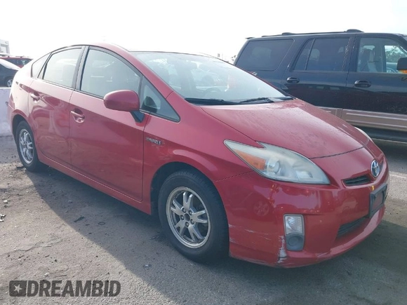 2011 Toyota Prius I with VIN JTDKN3DU6B1467073, listed as a IAAI auction lot 41936439 with 283,623 mi miles. Bid and sale history available at carsss.com. Image 1.
