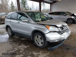 2010 Honda CR-V EX-L with VIN JHLRE4H77AC013459, listed as a IAAI auction lot 41589640 with 102,985 mi miles. Bid and sale history available at carsss.com. Image 1.