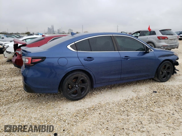 2021 Subaru Legacy Sport with VIN 4S3BWAH66M3004175, listed as a Copart auction lot 82287264 with 42,306 mi miles and Salvage Title. Bid and sale history available at carsss.com. Image 3.