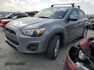 2015 Mitsubishi Outlander Sport ES with VIN 4A4AP3AUXFE018433, listed as a Copart auction lot 49690695 with 110,652 mi miles and Salvage Title. Bid and sale history available at carsss.com. Image 1.