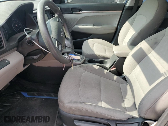 2019 Hyundai Elantra SE with VIN 5NPD74LF8KH497616, listed as a Copart auction lot 55968625 with 197,064 mi miles and Non Repairable. Bid and sale history available at DreamBid. Image 7.