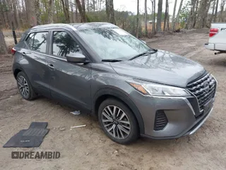 2023 Nissan Kicks SV with VIN 3N1CP5CV7PL467333, listed as a IAAI auction lot 41723180 with 20,728 mi miles. Bid and sale history available at carsss.com. Image 1.