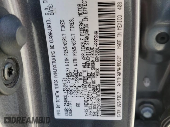 2022 Toyota Tacoma SR z VIN 3TYCZ5AN8NT076536, wystawiony jako Copart lot #55268985 z przebiegiem 57 697 mil mil oraz Szkoda całkowita • Salvage title. Historia ofert i sprzedaży dostępna na DreamBid. Obrazek 12.