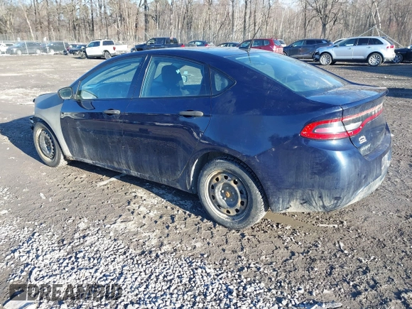 2013 Dodge Dart SE with VIN 1C3CDFAA0DD183835, listed as a IAAI auction lot 41701041 with Not Provided miles and . Bid and sale history available at carsss.com. Image 3.