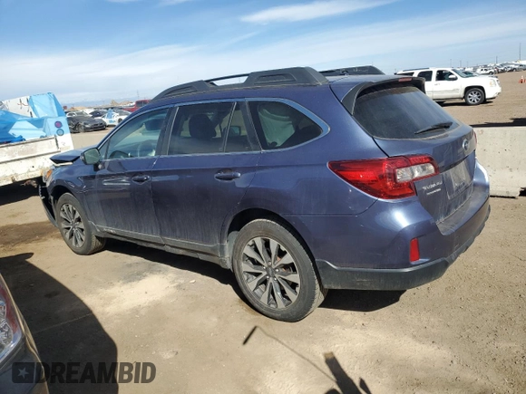 2015 Subaru Outback Limited with VIN 4S4BSBLC4F3217476, listed as a Copart auction lot 49145875 with 102,826 mi miles and Salvage Title. Bid and sale history available at DreamBid. Image 2.