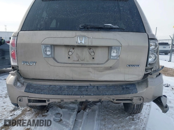 2006 Honda Pilot EX-L with VIN 2HKYF18526H546575, listed as a IAAI auction lot 41414263 with 118,872 mi miles and . Bid and sale history available at DreamBid. Image 6.