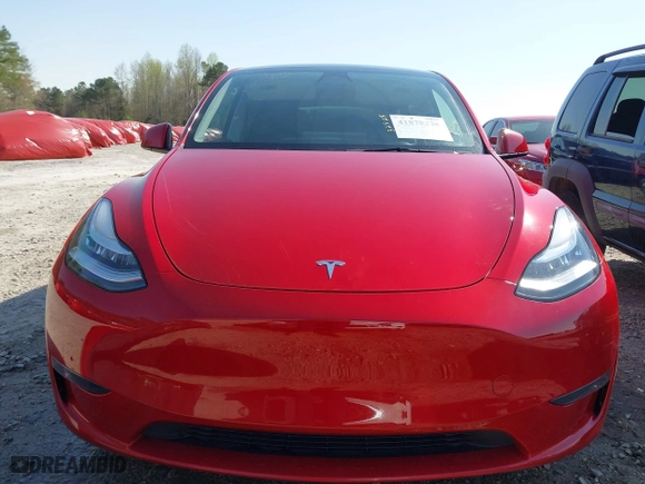 2023 Tesla Model Y Long Range with VIN 7SAYGDEE6PA040783, listed as a IAAI auction lot 41878236 with 32,436 mi miles. Bid and sale history available at carsss.com. Image 13.