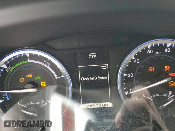 2016 Toyota Highlander Hybrid Limited with VIN 5TDDCRFH5GS017328, listed as a Copart auction lot 44014574 with 0 mi miles. Bid and sale history available at carsss.com. Image 9.