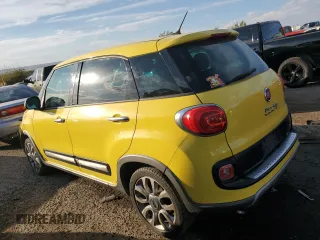 2014 FIAT 500L Trekking with VIN ZFBCFADH4EZ029332, listed as a Copart auction lot 74703474 with 0 mi miles and Salvage Title. Bid and sale history available at carsss.com. Image 2.