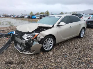 2014 Buick Regal Premium I с VIN 2G4GN5EX0E9312735, выставлен на аукционе Copart как лот 53608515 с пробегом 144 876 миль миль и Списание • Salvage title. История ставок и продаж доступна на DreamBid. Изображение 1.